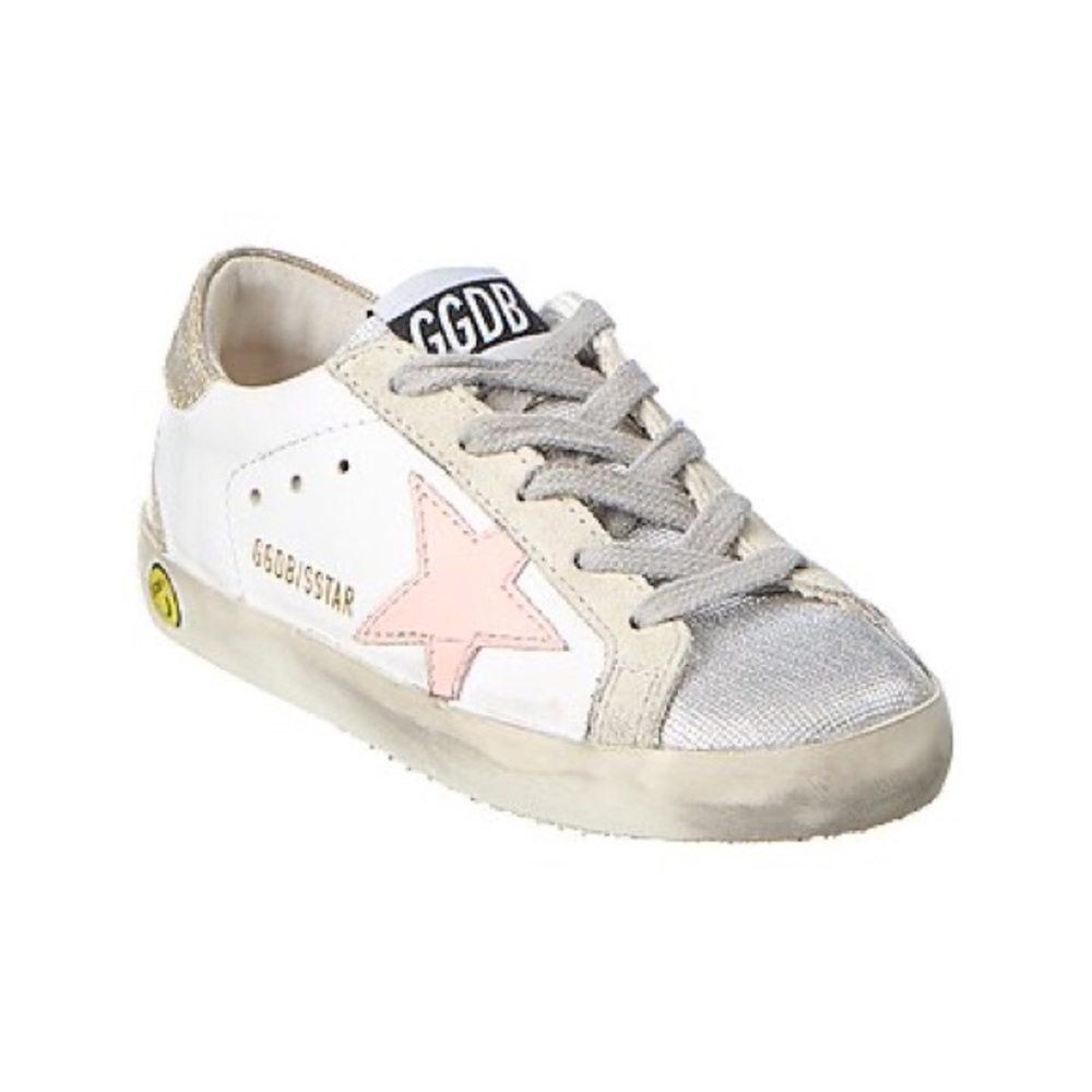 Golden Goose Girls Superstar Leather Sneaker